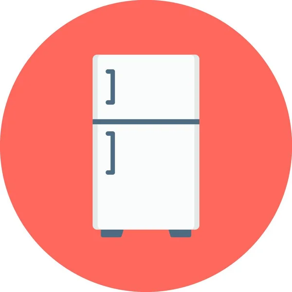 Refrigerator Icon Vector Illustration — Stock Vector