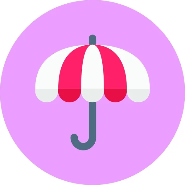 Paraplu Web Icoon Vector Illustratie — Stockvector