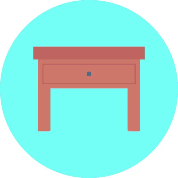Furniture Web Icon Vector Illustration — Stok Vektör