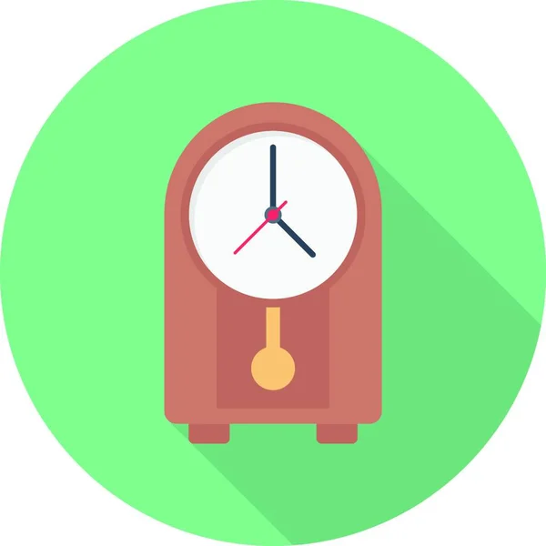 Uhr Icon Vector Illustration — Stockvektor