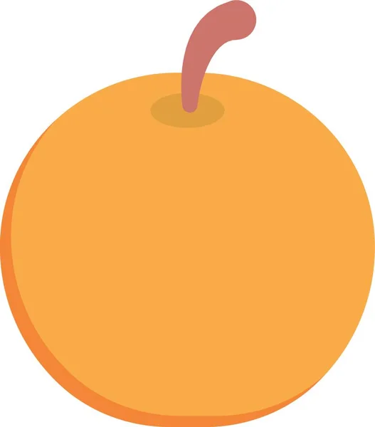 柑橘图标 矢量图解 — 图库矢量图片