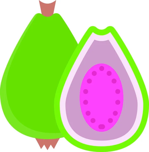 Frukt Ikon Vektor Illustration — Stock vektor