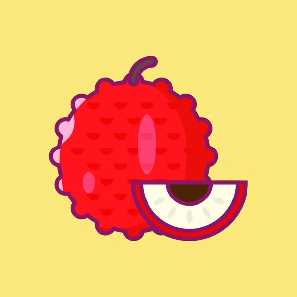 Fruit Icon Vector Illustration — Stock Vector