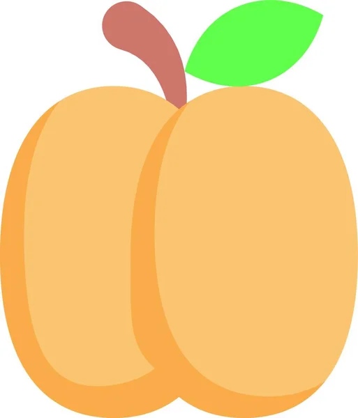 Icona Frutta Illustrazione Vettoriale — Vettoriale Stock
