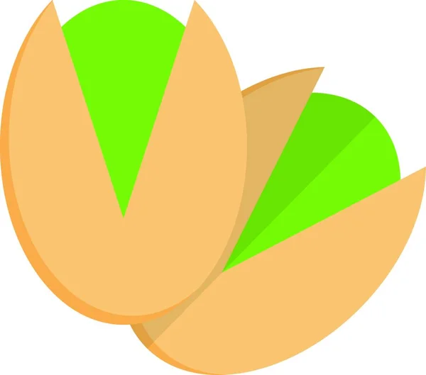 Illustration Vectorielle Icône Pistaches — Image vectorielle