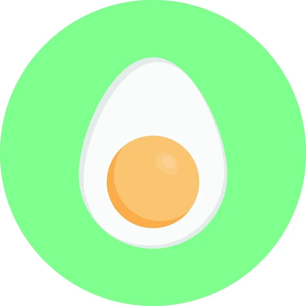 Egg Web Icon Vector Illustration — Image vectorielle