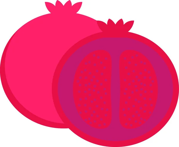 Fruta Icono Ilustración Vectorial — Vector de stock