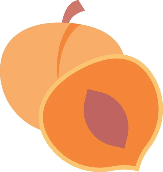 Icono Fruta Ilustración Vectorial — Vector de stock