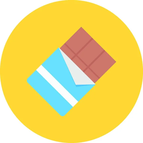 Candy Flat Icon Vector Illustration — Stockový vektor