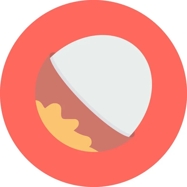 Egg Web Icon Vector Illustration — Vector de stock