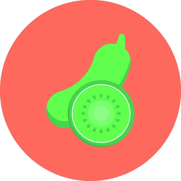 Salade Icône Illustration Vectorielle — Image vectorielle
