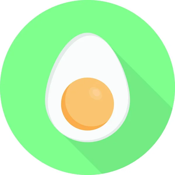 Egg Web Icon Vector Illustration — Stock vektor