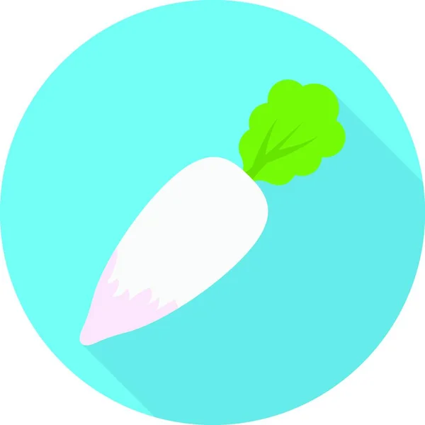 Vegetable Icon Vector Illustration — Stock Vector