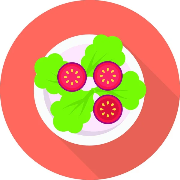 Icône Alimentaire Illustration Vectorielle — Image vectorielle