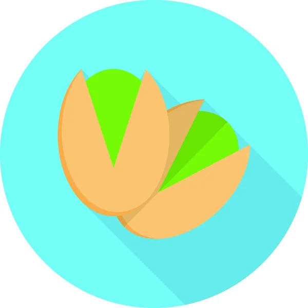 Nuts Icon Vector Illustration — Stock Vector