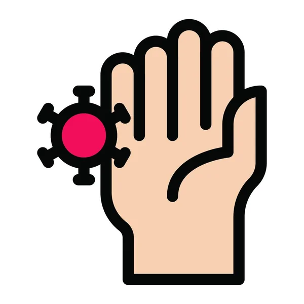 Germs Icon Vector Illustration — Stock Vector