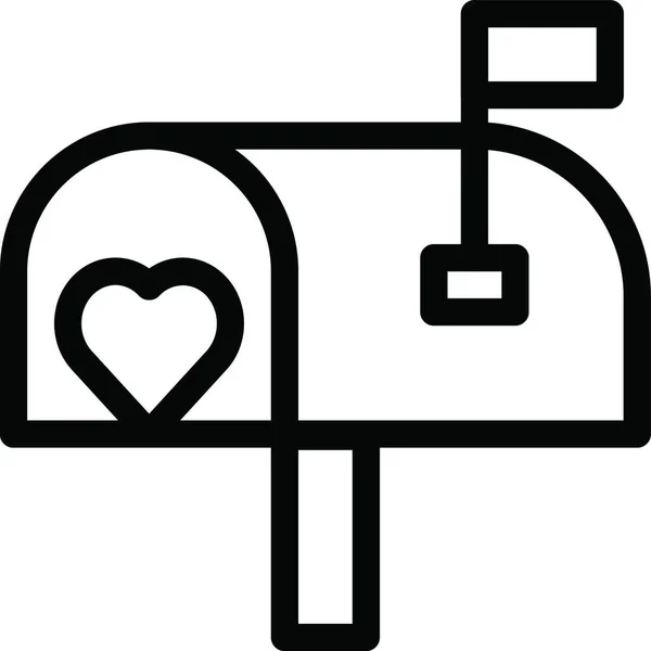 Amor Icono Ilustración Vectorial — Vector de stock
