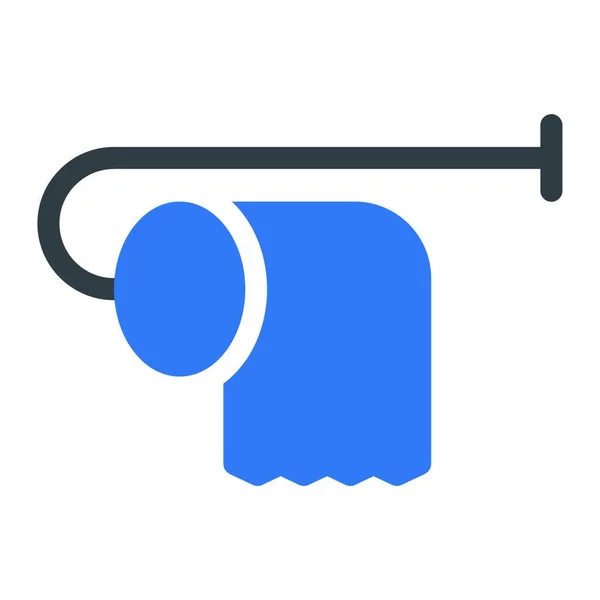 Icona Della Toilette Illustrazione Vettoriale — Vettoriale Stock