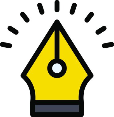 Kalem web simge vektör çizim