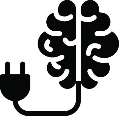 konsantrasyon ikonu vektör illüstrasyonu