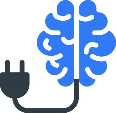 konsantrasyon ikonu vektör illüstrasyonu