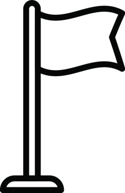 Başarı bayrağı vektör illüstrasyonu