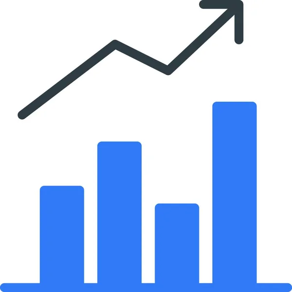 Wzrost Ikona Ilustracja Wektor — Wektor stockowy