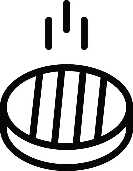 Ikona Mięsa Ilustracja Wektora — Wektor stockowy