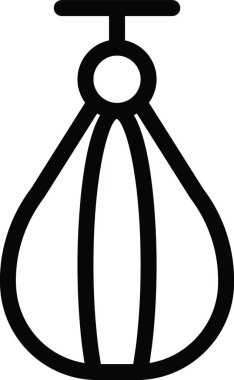 kum torbası simgesi vektör illüstrasyon 