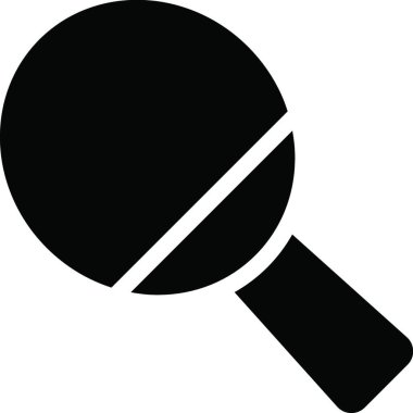 ping-pong simgesi, vektör çizimi  