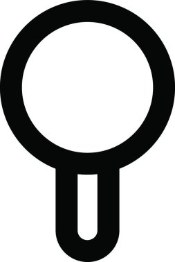 Büyüteç ağ simgesi vektör illüstrasyonu