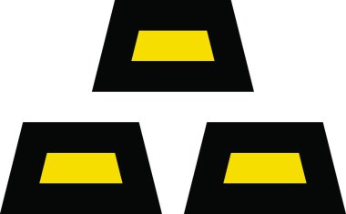 Yol simgesi, vektör illüstrasyonu