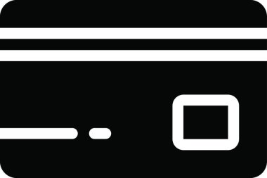 Kredi kartı, basit vektör çizimi