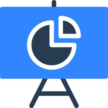 iş grafiği web simgesi vektör çizimi 