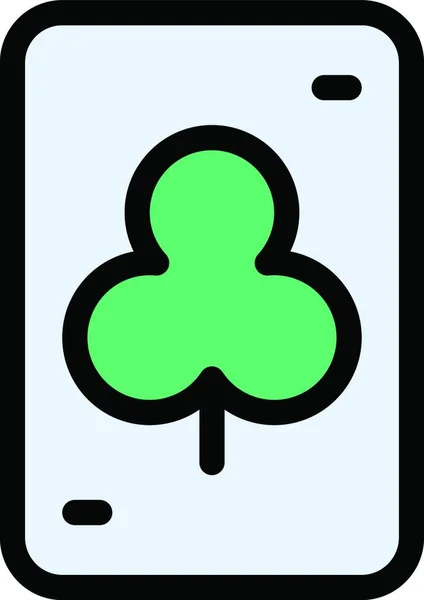 Icône Poker Illustration Vectorielle — Image vectorielle