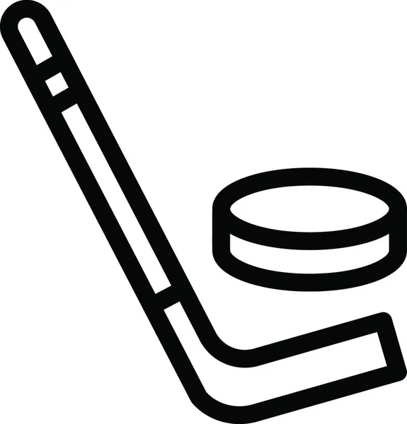 Hockey Icon Vector Illustration — Stockvektor