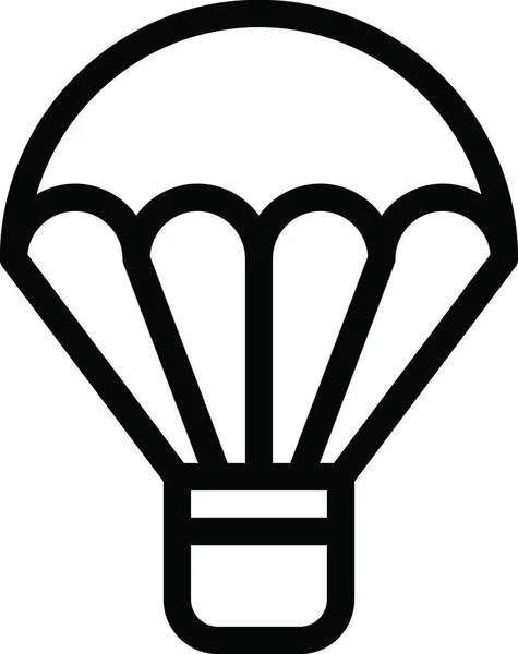 Illustration Vectorielle Icône Ballon Air — Image vectorielle
