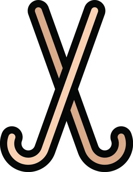 Stick Symbol Vektorillustration — Stockvektor