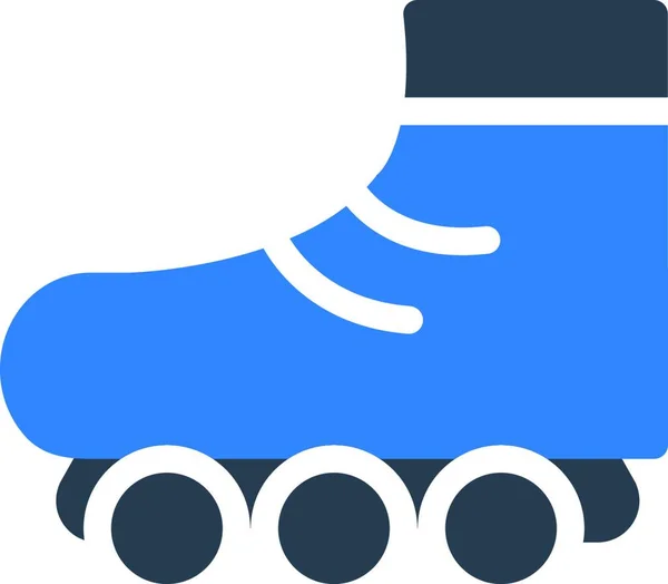 Ayakkabı Simgesi Vektör Illüstrasyonu — Stok Vektör