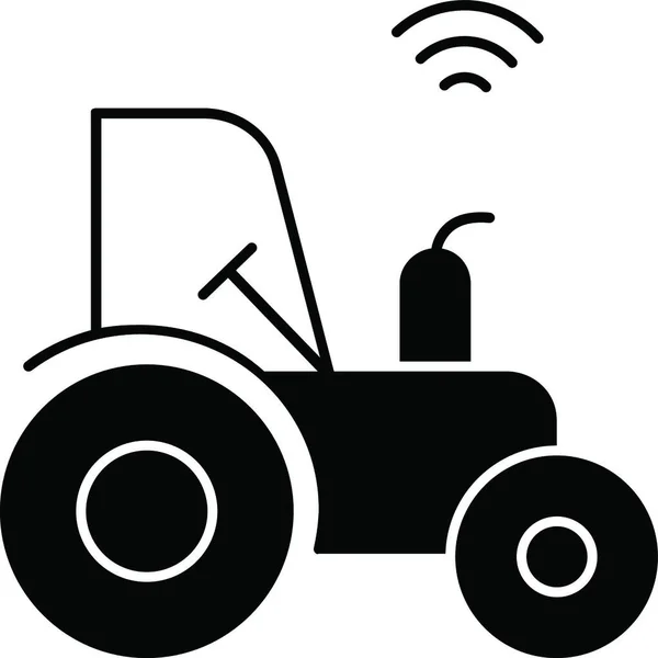 Icône Tracteur Illustration Vectorielle — Image vectorielle