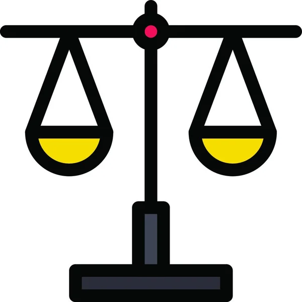 Equilibrio Icono Ilustración Vectorial — Vector de stock