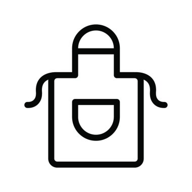 Fırın sembolleri illüstrasyon, ağ şablonu  