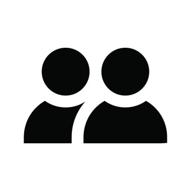 business team web simgesi vektör illüstrasyonu