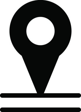 pin web simgesi vektör illüstrasyonu