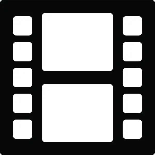 Filmstrip Εικονογράφηση Φορέα Εικονίδιο Web — Διανυσματικό Αρχείο