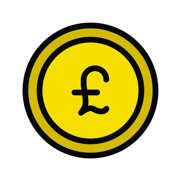 Icona Della Valuta Illustrazione Vettoriale — Vettoriale Stock