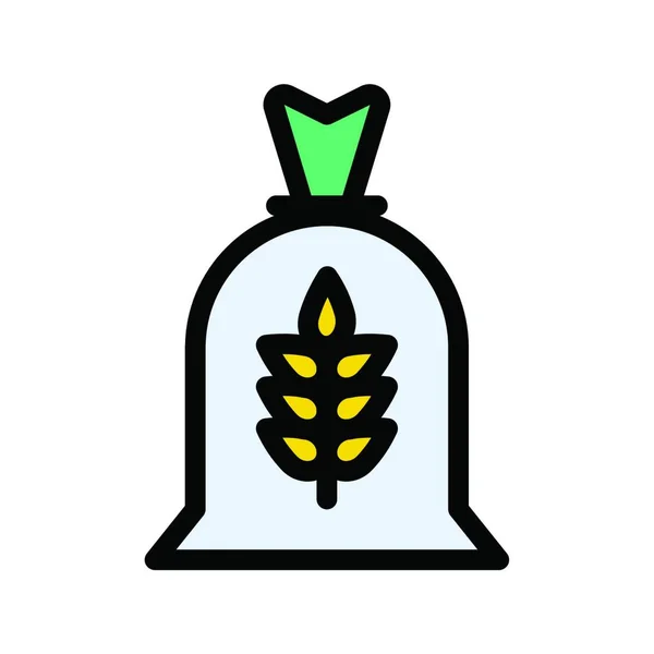 Grain Icône Illustration Vectorielle — Image vectorielle