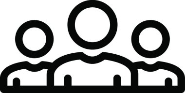 business team web simgesi vektör illüstrasyonu