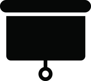 sunum web simgesi vektör illüstrasyonu 