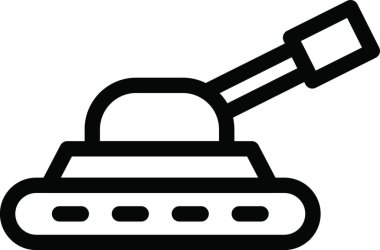 Tank web simge vektör çizim